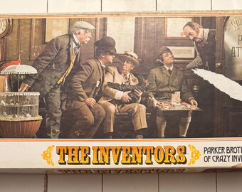 jeu de société vintage « Les inventeurs » | Jeu de stratégie Parker Brothers, 1974