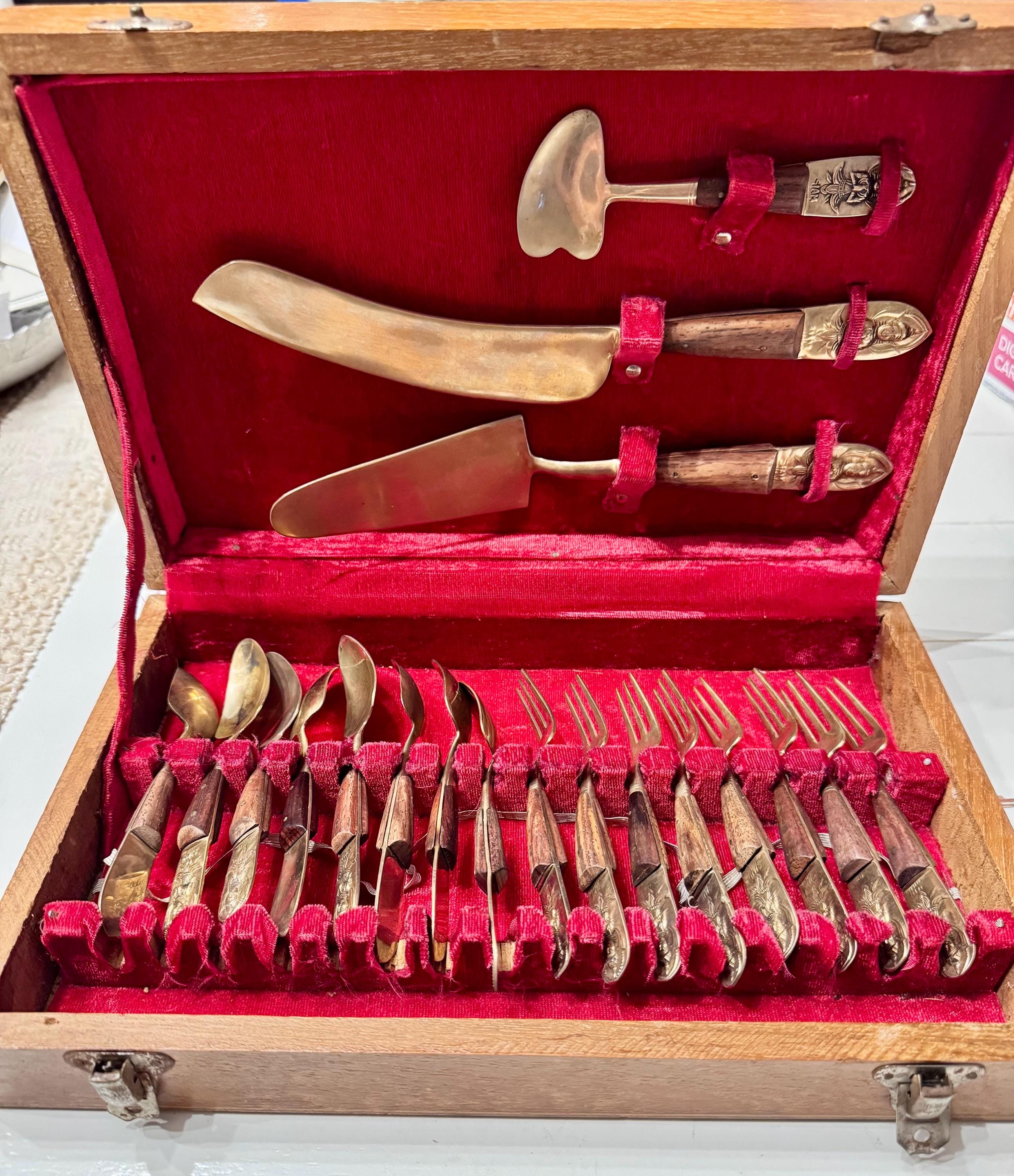 Thai bronze cutlery - Etsy 日本