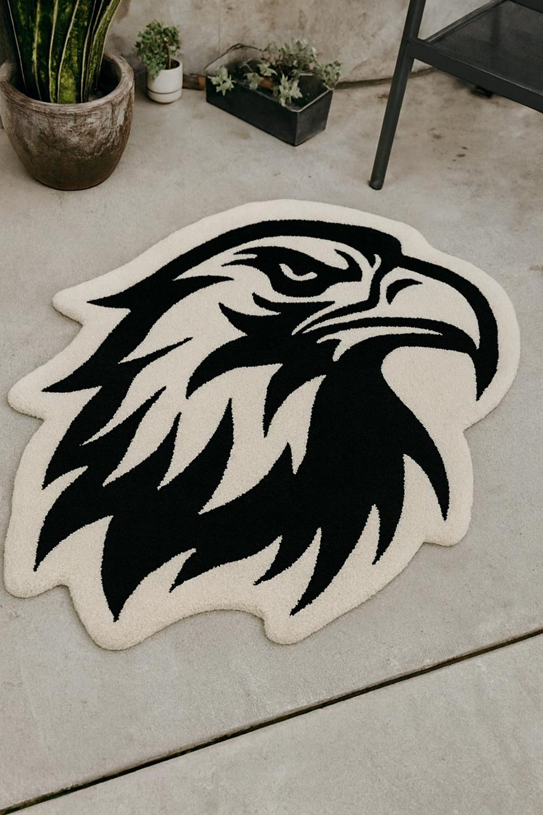 Luxury Hand-tufted Eagle Design Rug – Modern Home Accent - Etsy