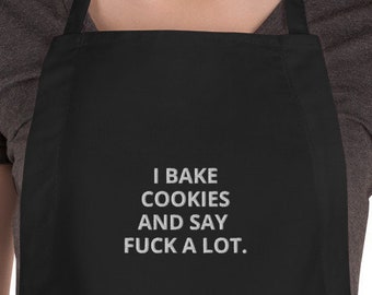 Cadeaux drôles de boulanger, tablier de chef, amoureux de cuisson, tablier drôle de boulanger, tablier brodé de chef pâtissier