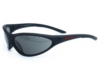 Gafas de sol deportivas vintage RL Polo Sport RLX R3 9JR negras