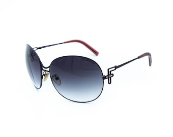 Gafas de sol vintage Fendi FS359R redondas y extragrandes moradas