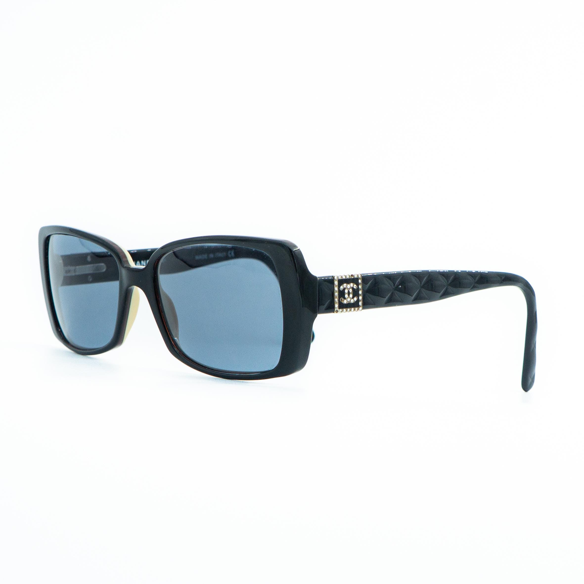 Chanel Sunglasses Crystal - Etsy