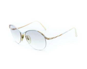 Gafas de sol vintage Christian Dior 2240 doradas sin montura