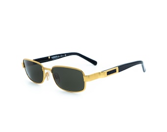 Okulary przeciwsłoneczne Versus Versace Mod R47 Gold Square Vintage