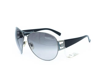 Gafas de sol VERSACE mod 2039 Medusa Aviator negras vintage