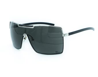 Christian Dior VIKTIM 1 Black Shield Sunglasses Vintage