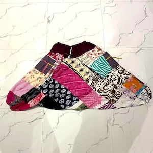 Handmade Harem Pants, Patchwork Pants For Women, Hippie Aladdin Trousers, Baggy Yoga Pants, Cotton Pants, Lounge Pants, Gifts For Her