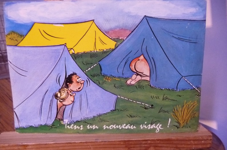 Vintage French Humour Postcards.