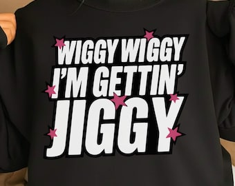 Wiggy Wiggy I’m Gettin’ Jiggy PNG & SVG | 90s Five Boy Band Digital Design | Vintage Pop Music Fan Unisex Graphic Tee File