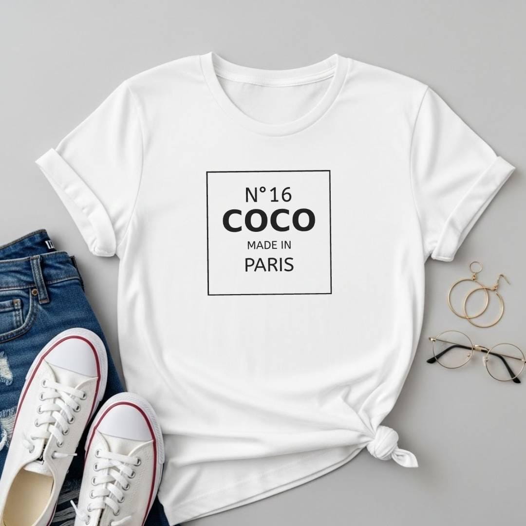 Coco Chanel T Shirt - Etsy