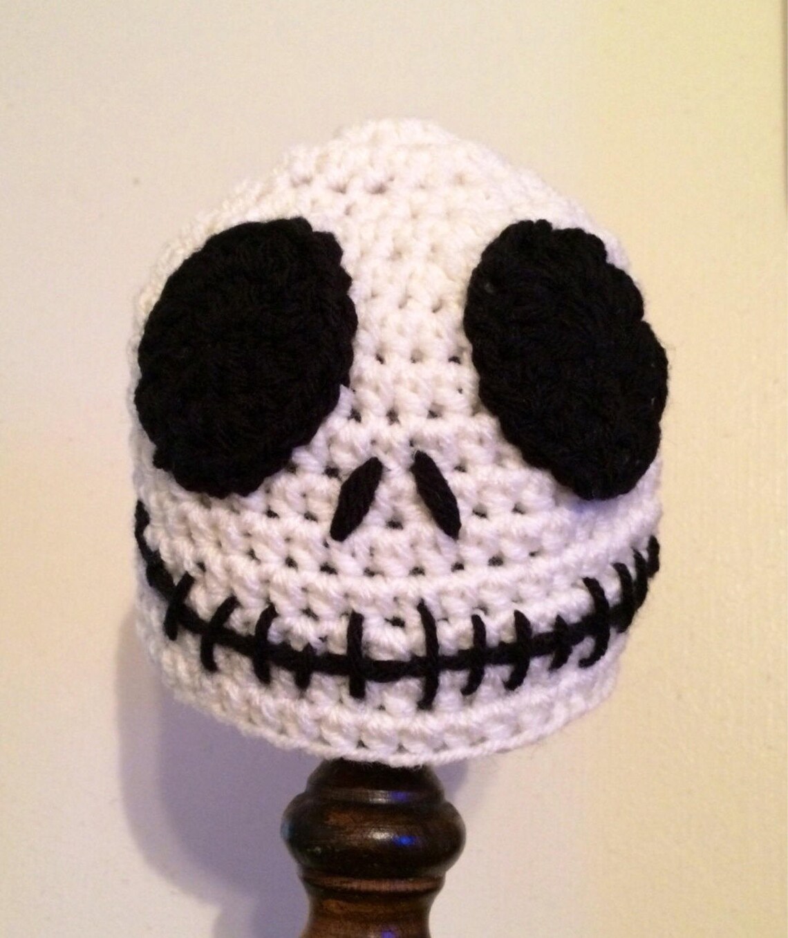 Jack skellington crochet baby beanie Etsy