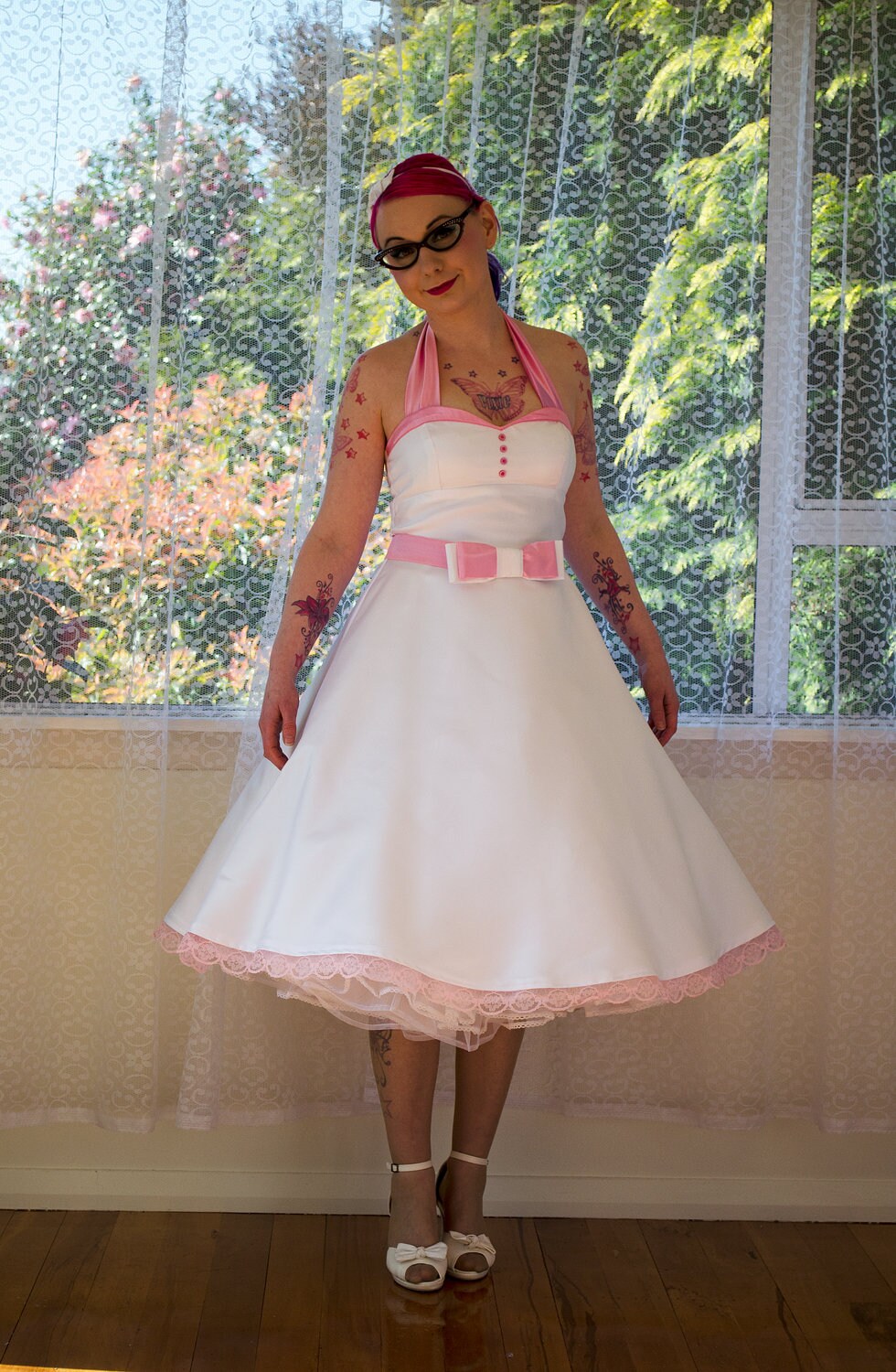 1910s Edwardian Petticoat~antique Tiered White Crisp Linen