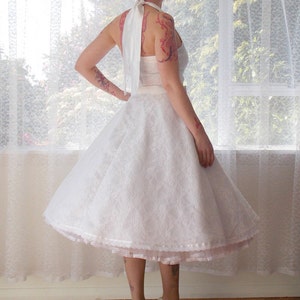 1950s Rockabilly Wedding Dress 'clarissa' With Lace - Etsy