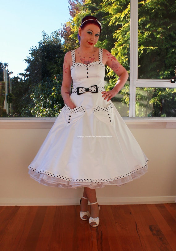 1950s Rockabilly 'elise' Wedding - Etsy