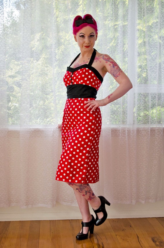 1950s pin cheap up dress