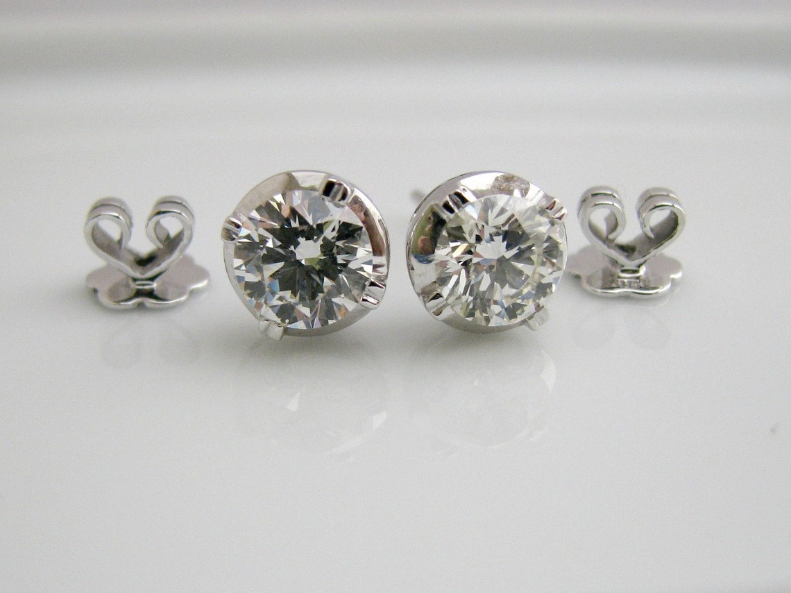 white sapphire earrings white sapphire earrings