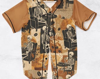 ZD Coffee Afterlife Skeleton Edm Rave Jersey