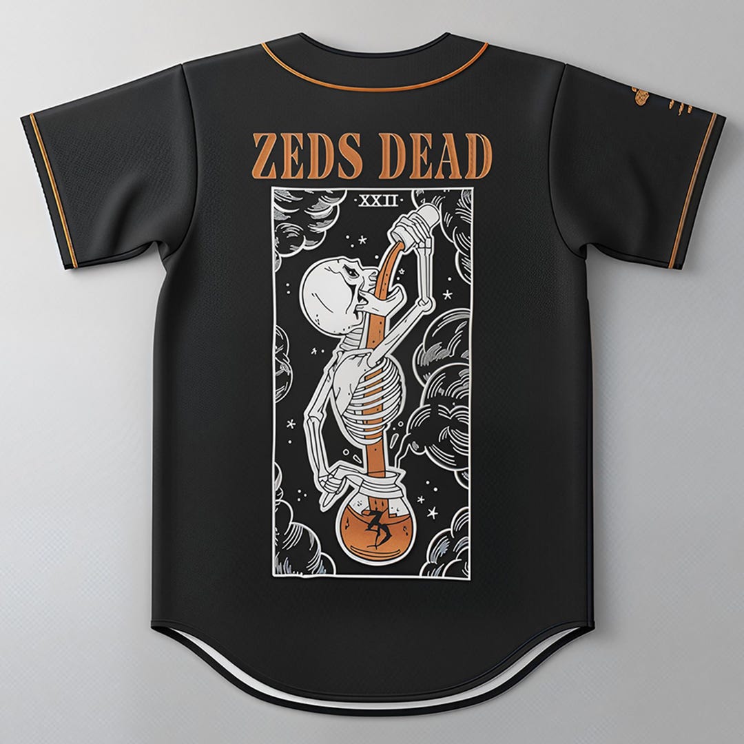 Zeds Dead Coffee Tarot Edm Jersey for Festival - Etsy