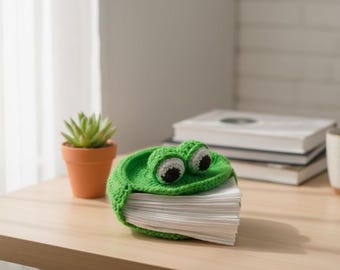 Frosch Taschentücher Halter Muster häkeln | Anfänger Amigurumi Pocket Cover (PDF Download)