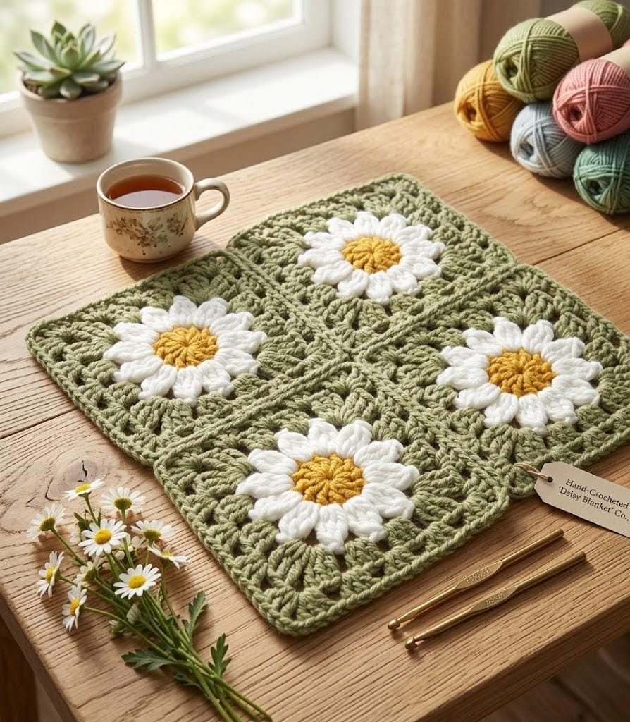 グラニースクエアブランケット - Etsy 日本