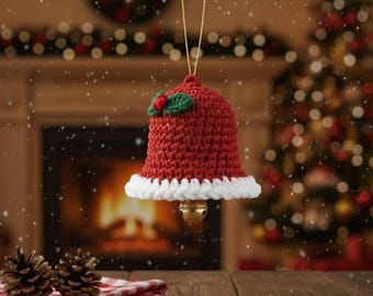 Weihnachts Glocke Ornament Muster | Einfacher Urlaub Dekoration | Anfänger Freundliches Häkel PDF