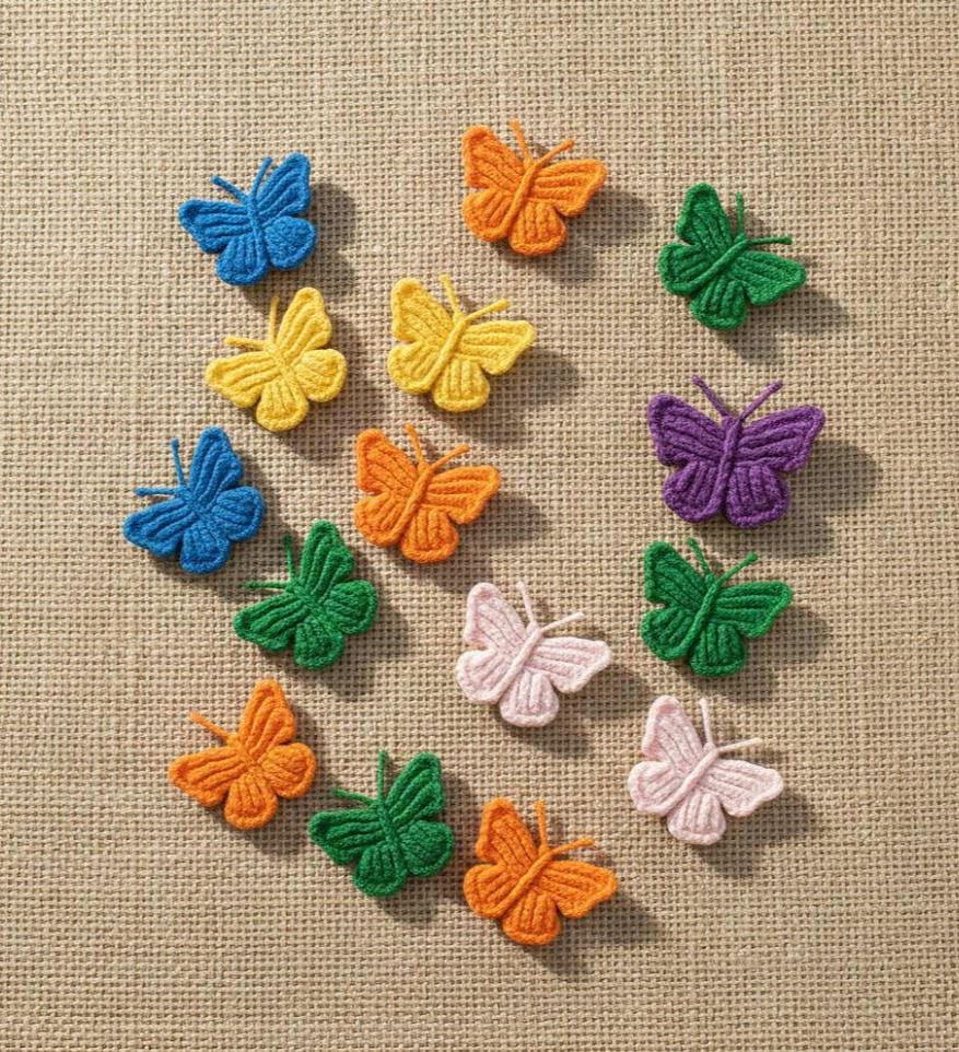 Knitted Butterfly Pattern PDF | Easy Beginner Butterfly Knit | Small ...