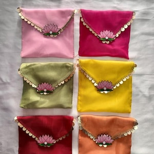 MYNTFÖRSÄKRING – Rajasthani bröllopsgåvoförsändelse, 12,5 x 12,5 cm (10 st)