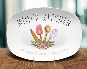 Bandeja personalizada para la cocina de la abuela, bandeja de servir a medida, regalo para la abuela, hecha en EE. UU.