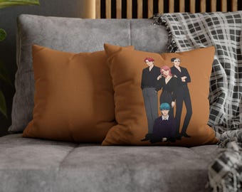 Saja Boys K-Pop Demon Hunters Pillowcase | Polyester Square Cover