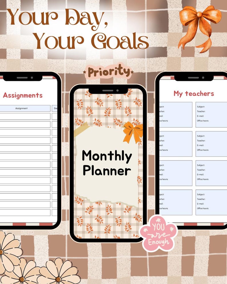 2026 Student Digital Planner | Assignment & Timetable Tracker (PDF) - Etsy
