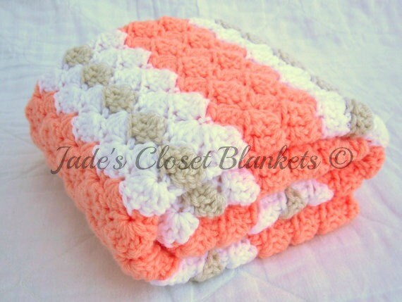 peach baby blanket