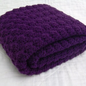 Couverture De Bebe Couverture De Bebe Crochet Violet Bebe Etsy