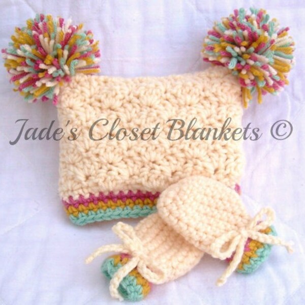 Crochet Baby Mittens Etsy