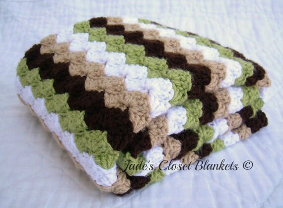 MADE TO ORDER rainbow baby blanket earth tone baby blanket neutral baby blanket
