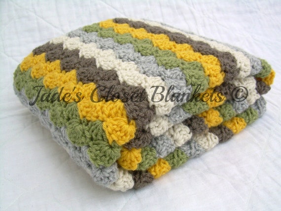 Mustard baby blanket sale