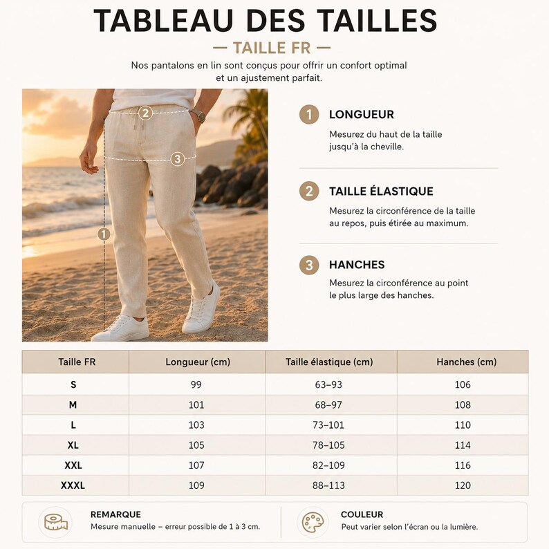 Pantaloni estivi in lino da uomo | Taglio dritto minimalista | Pantaloni in lino di cotone leggeri e traspiranti | Stile casual chic immagine 6