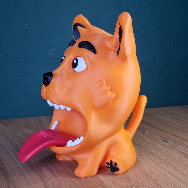 Orange Dog Candy Holder detail