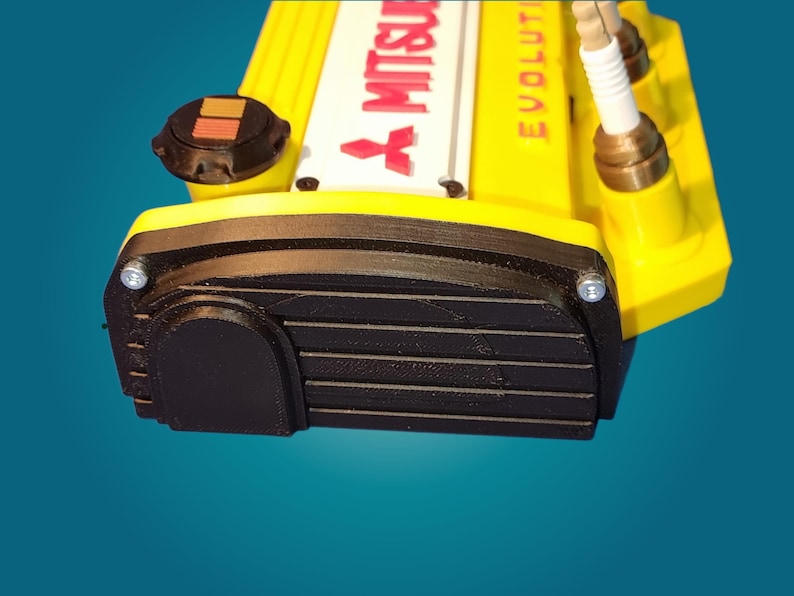 Mitsubishi Evo Valve Cover Key Holder detail