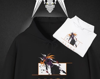 Sweat à capuche Ichigo Kurosaki, Vasto Lorde, Dessin animé Bleach, Sweat à capuche inspiré de l'anime, Chemise style japonais, Shonen