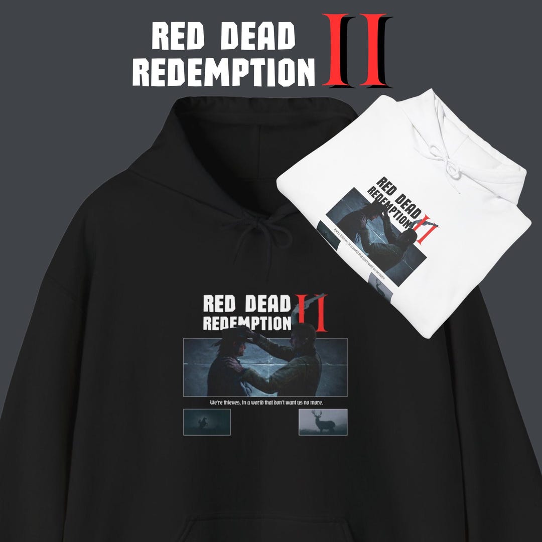 Rdr Merch Red Dead Redemption Hoodie, Video Game Sweatshirt, Arthur Morgan ...