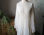 Vintage wedding dress 1970s maxi long dresses lace Cape bohemian festival clothing hippie fashion sustainable Dolly Topsy Etsy UK