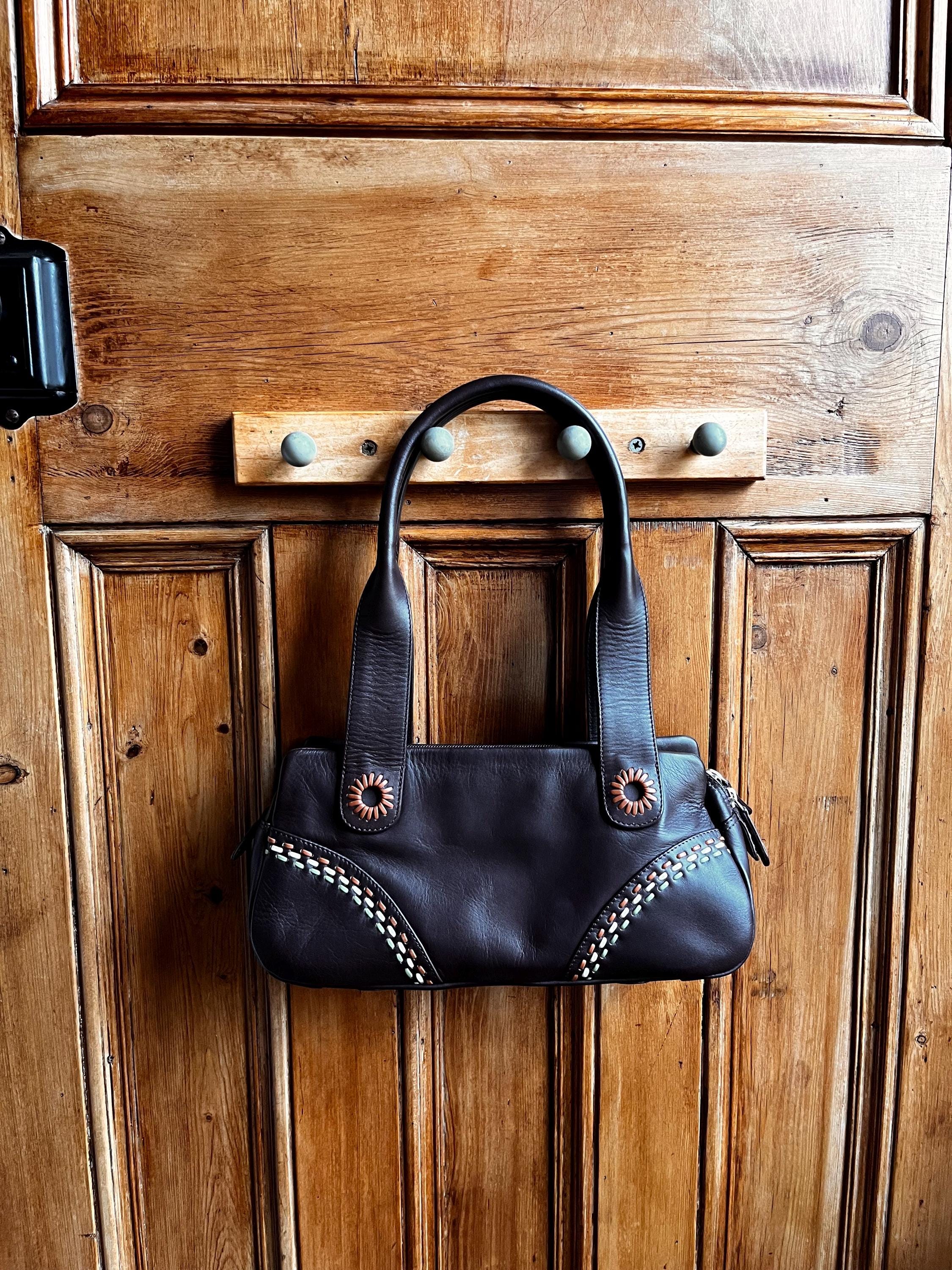 Brown Leather Bag Shoulder Bags Going Out Ciccia Gift for Mum