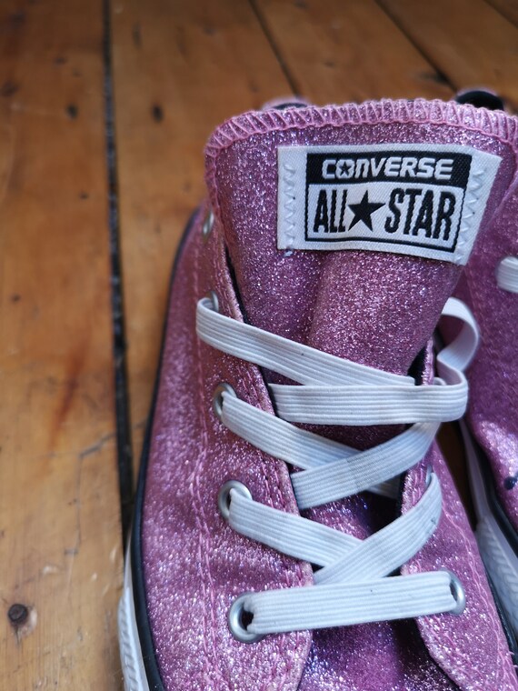 glitter converse size 5