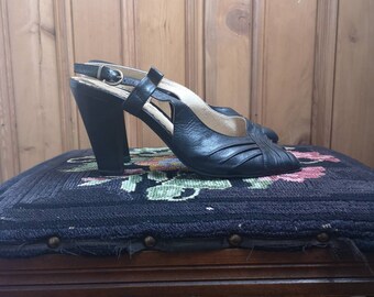 Black Evening Shoes - Etsy UK