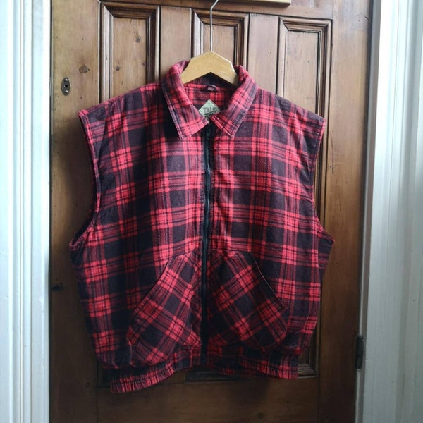 Mens Red and Black Flannel Shirt - Etsy UK