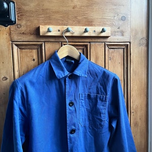 Mens workwear jacket blue xs lightweight coat chore clothing cotton canvas traditional utility style shacket