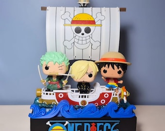 Vetrina per la collezione Kinder Sorpresa di One Piece - Solo vetrina / Uova di Pasqua Kinder Funko di One Piece - SOLO ESPOSIZIONE