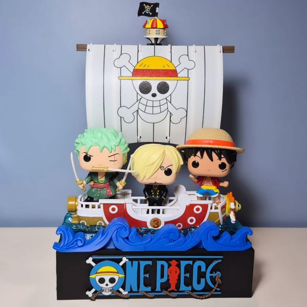 Vitrine pour la collection One Piece Kinder Surprise - Vitrine uniquement / Œufs de Pâques Funko One Piece Kinder Surprise - À EXPOSER UNIQUEMENT