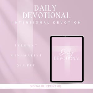 Digital Daily Devotional Journal for GoodNotes Notability Scripture Reflection Gratitude Planner